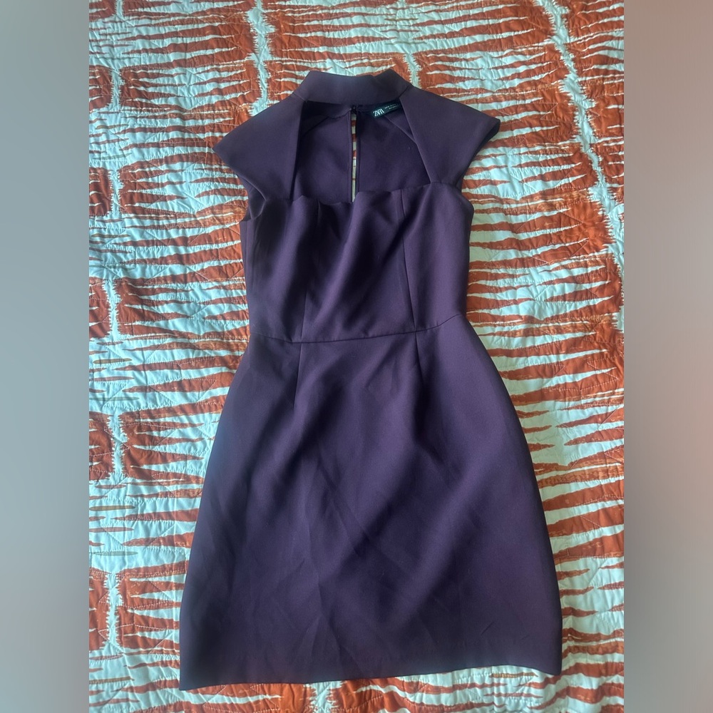 Purple formal dress